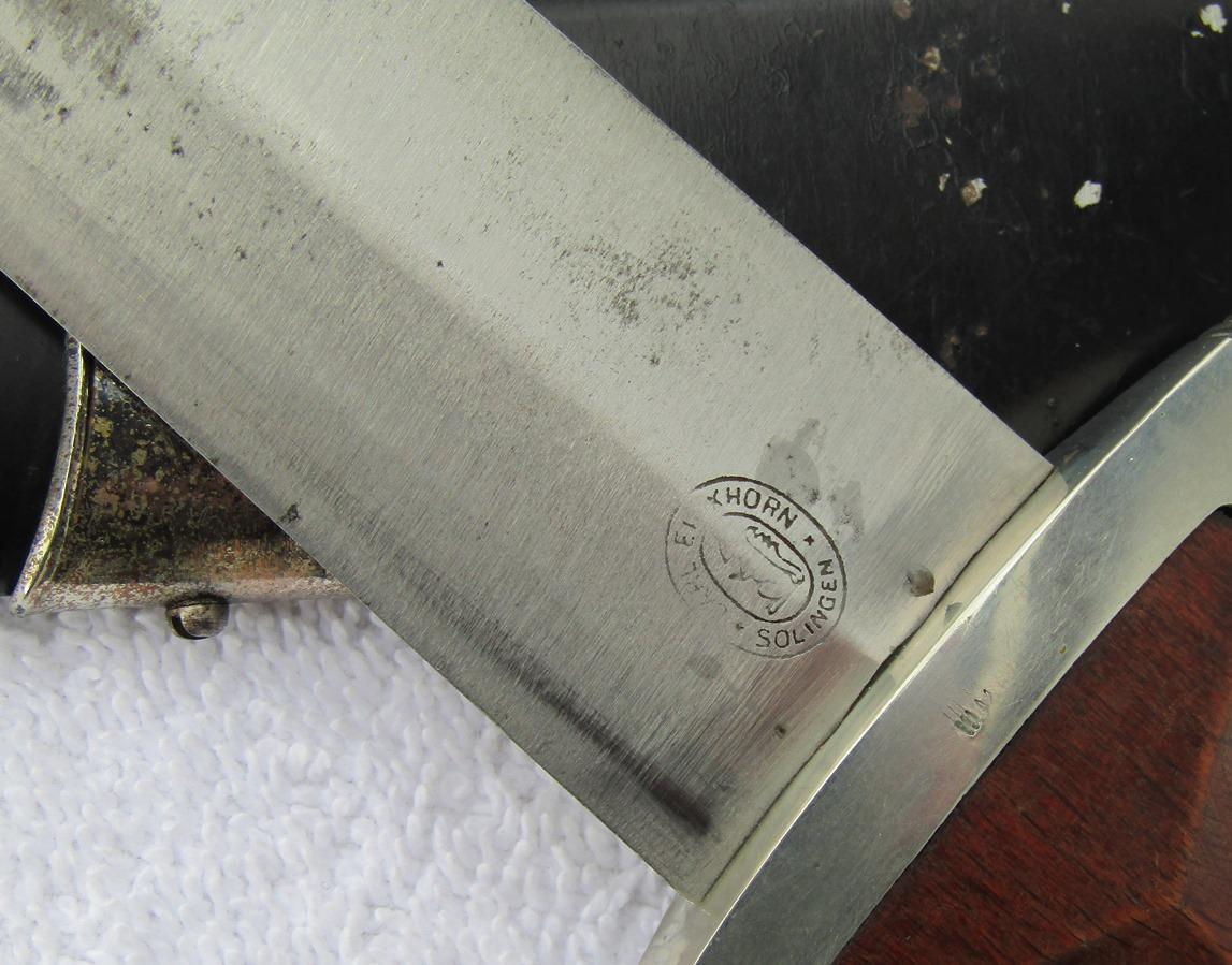 NSKK Chained Leader Dagger-Early Double Oval Eickhorn Logo-Ground Rohm Blade