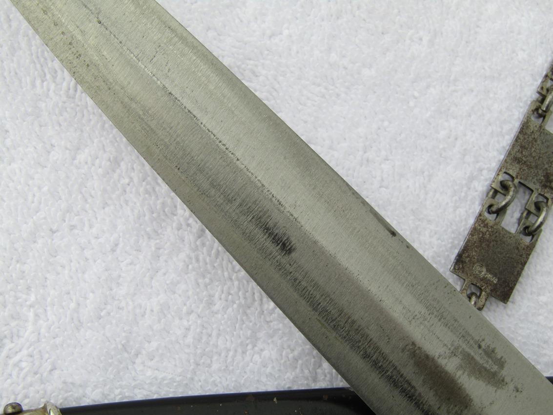 NSKK Chained Leader Dagger-Early Double Oval Eickhorn Logo-Ground Rohm Blade