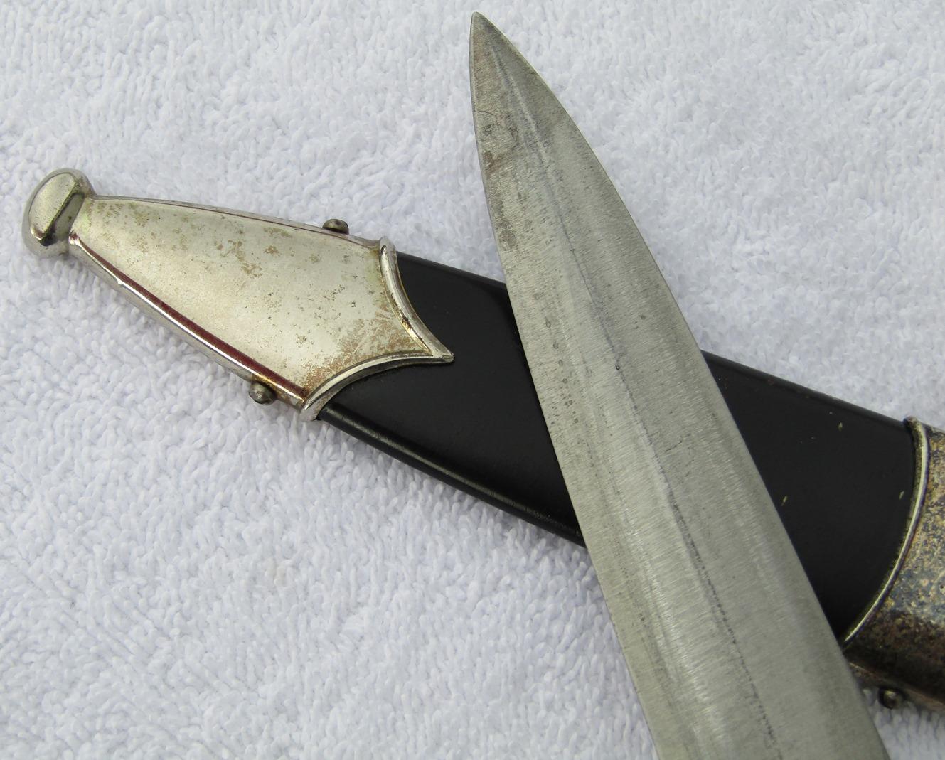 NSKK Chained Leader Dagger-Early Double Oval Eickhorn Logo-Ground Rohm Blade