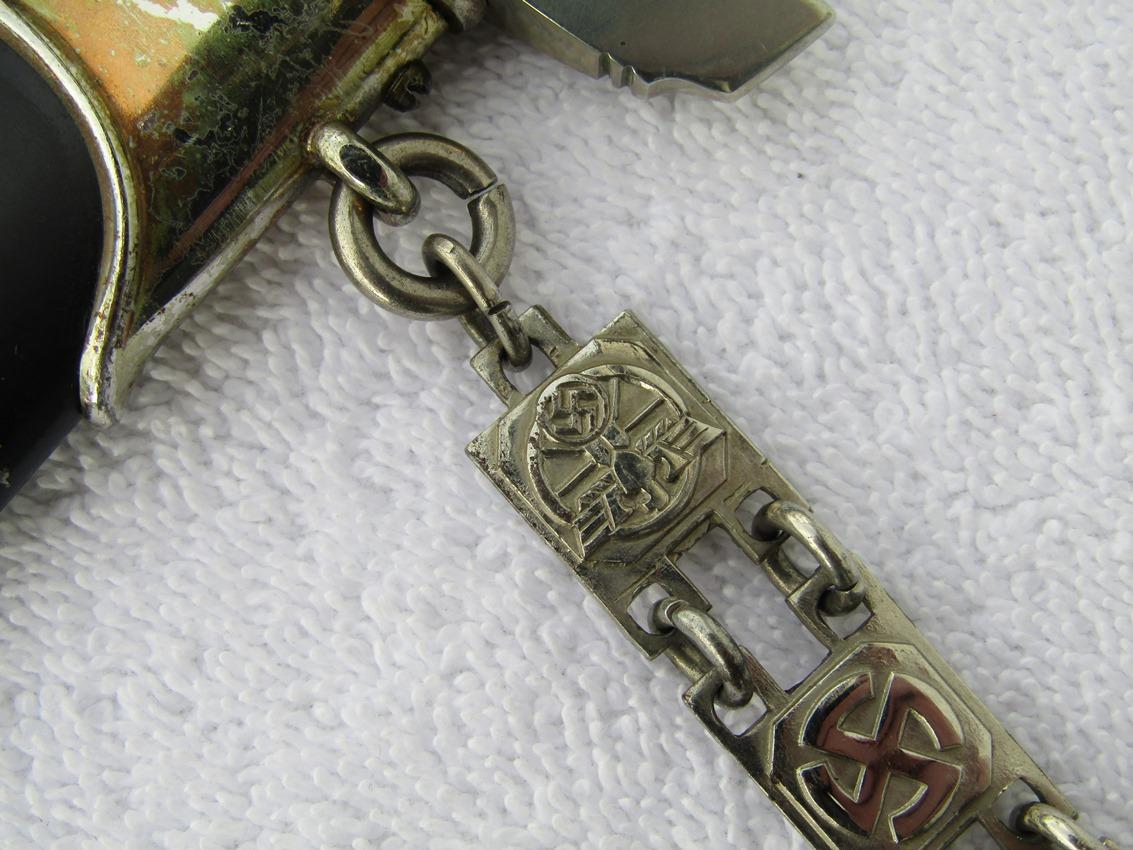 NSKK Chained Leader Dagger-Early Double Oval Eickhorn Logo-Ground Rohm Blade