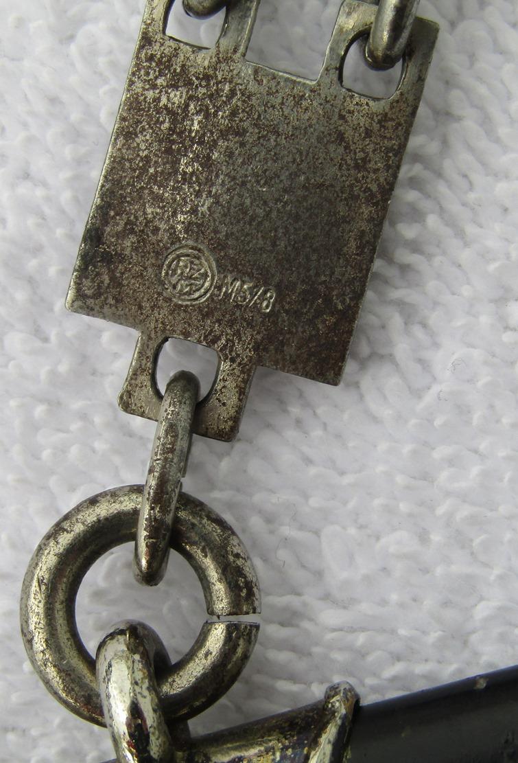 NSKK Chained Leader Dagger-Early Double Oval Eickhorn Logo-Ground Rohm Blade