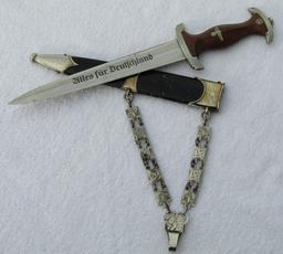 NSKK Chained Leader Dagger-Early Double Oval Eickhorn Logo-Ground Rohm Blade