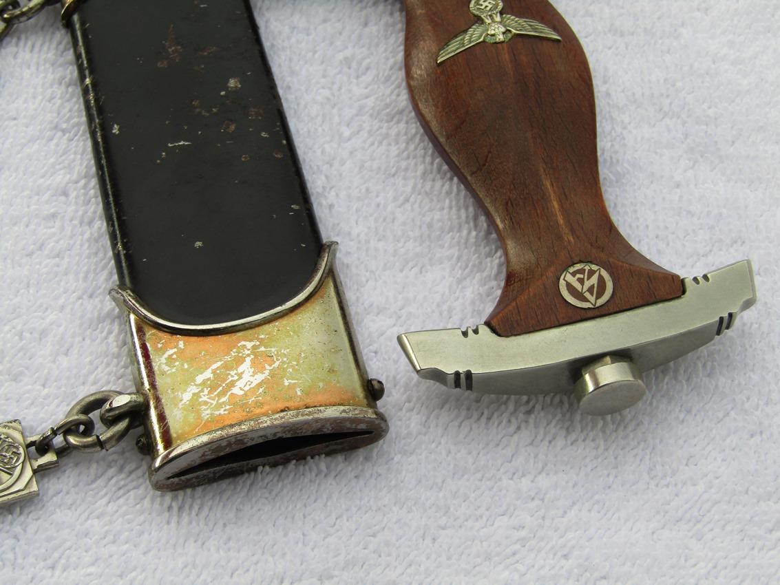 NSKK Chained Leader Dagger-Early Double Oval Eickhorn Logo-Ground Rohm Blade