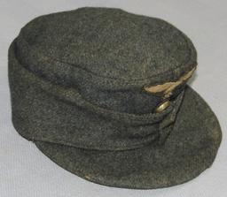 Combat Worn Luftwaffe M43 Cap For Enlisted-Metal Cockade