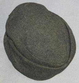 Combat Worn Luftwaffe M43 Cap For Enlisted-Metal Cockade