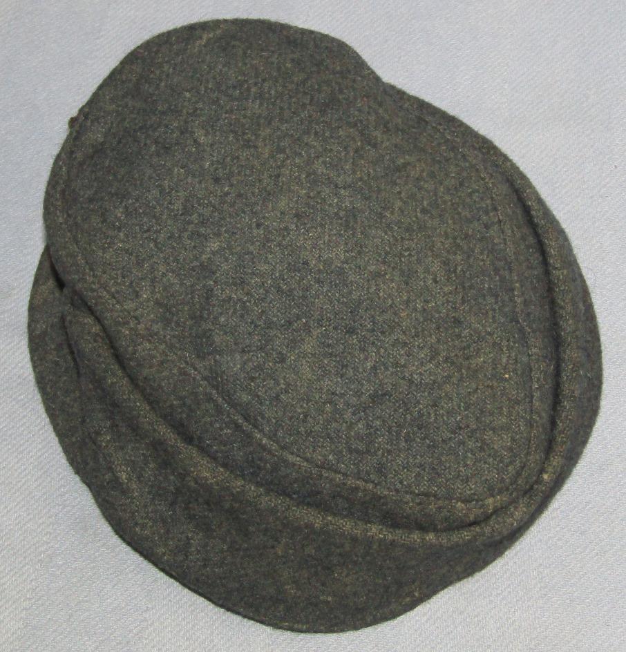 Combat Worn Luftwaffe M43 Cap For Enlisted-Metal Cockade