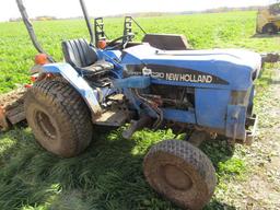 New Holland Model TC-30 Diesel Compact Tractor, MFWD, ROPS, 3 Point, Joy St