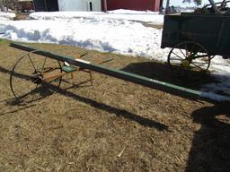 486. Royal # 1114 Wheelbarrow Style Grass Seeder