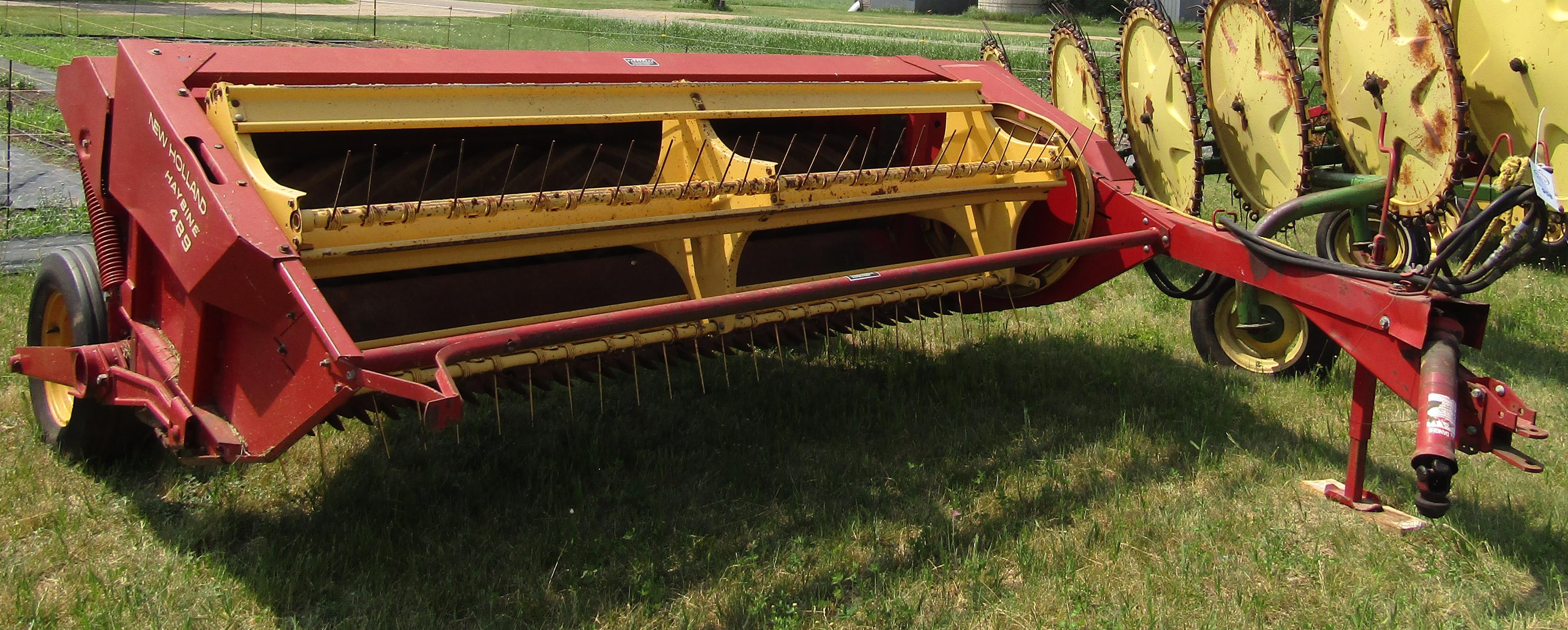 958. Nice New Holland Model 489 (9FT.) Haybine, Serial # 783322
