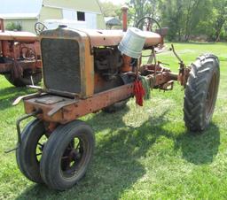 991. Allis Chalmers Model WC Tractor, Hand Crank, Engine is Free But not Ru