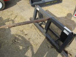 1473. 436-1034, SKID LOADER ROUND BALE SPEAR, TAX
