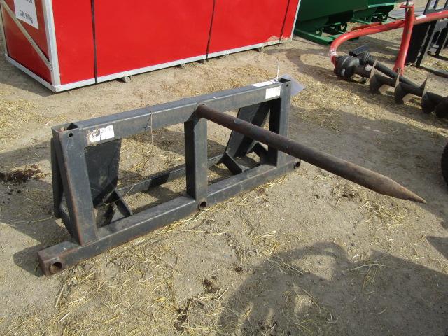 1473. 436-1034, SKID LOADER ROUND BALE SPEAR, TAX