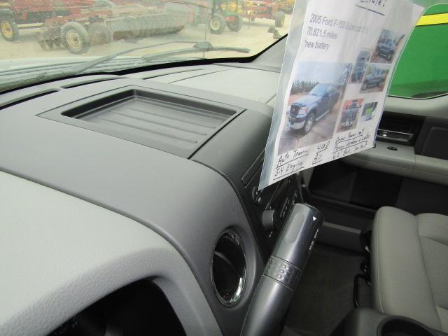 1554. 221-279. 2005 FORD F0150 4 X 4 PICKUP, EXT. CAB, RUNNING BOARDS, 5.4