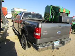 1554. 221-279. 2005 FORD F0150 4 X 4 PICKUP, EXT. CAB, RUNNING BOARDS, 5.4