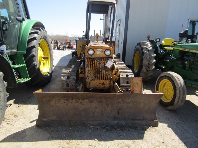 1603. 227-379. MASSER FERGUSON MODEL 2244 DIESEL DOZER, 12 INCH TRACKS, 6 W