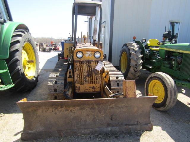 1603. 227-379. MASSER FERGUSON MODEL 2244 DIESEL DOZER, 12 INCH TRACKS, 6 W