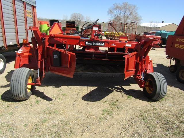 1692. 212-324, NEW HOLLAND MODEL 1441 14 FT. HYDRA SWING DISCBINE, 12 TURTL