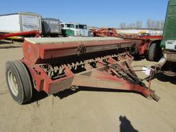 1732. 295-717, IH 510 12 F.T DOUBLE DISC GRAIN DRILL, GRASS SEEDER, 6 INCH