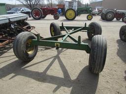 417. 364-807, JOHN DEERE 1065 FOUR WHEEL WAGON, EXT. POLE, FLOTATION TIRES,