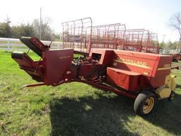 109. 1990 NEW HOLLAND MODEL 565 SQUARE BALER, SUPER SWEEP PICKUP, SN# 83270