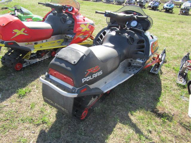 15. 2002 POLARIS XC 600 EDGE SP, (BLACK) VARIABLE EXHAUST, SHOWS 1896 MILES
