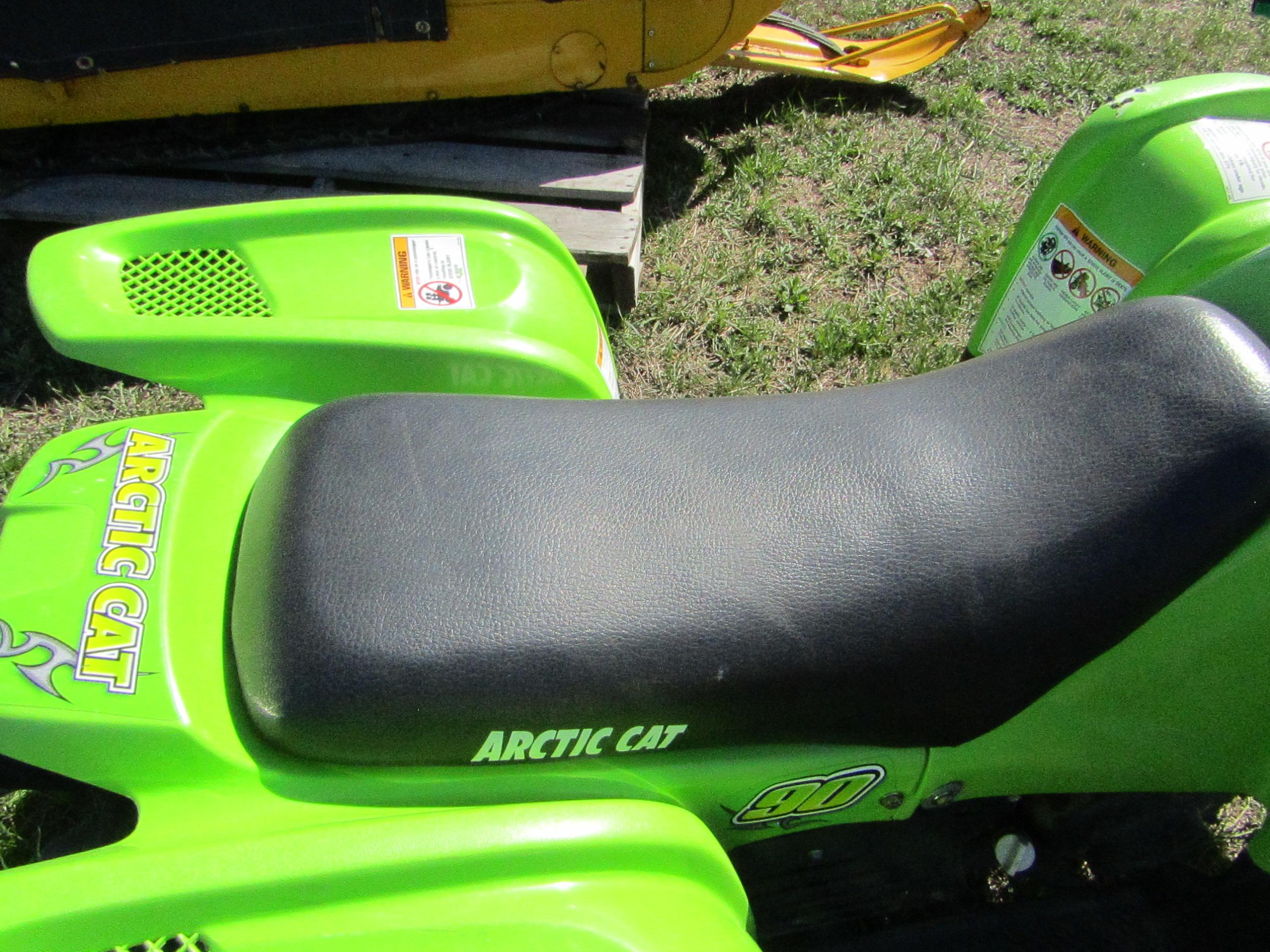 26. 2005 ARCTIC CAT NC 90 4 WHEELLER, TWO WHEEL DRIVE, VIN# RILWA09C55A0040