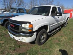 64. 2003 GMC 2500 ¾ TON 2 WHEEL DRIVE PICKUP, 6.0 LITER GAS, AT, NEW BRAKES