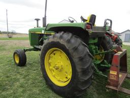 151. UNIQUE 1980 JOHN DEERE MODEL 4040 DIESEL TRACTOR, OPEN STATION, POWER