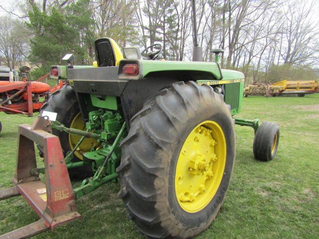 151. UNIQUE 1980 JOHN DEERE MODEL 4040 DIESEL TRACTOR, OPEN STATION, POWER