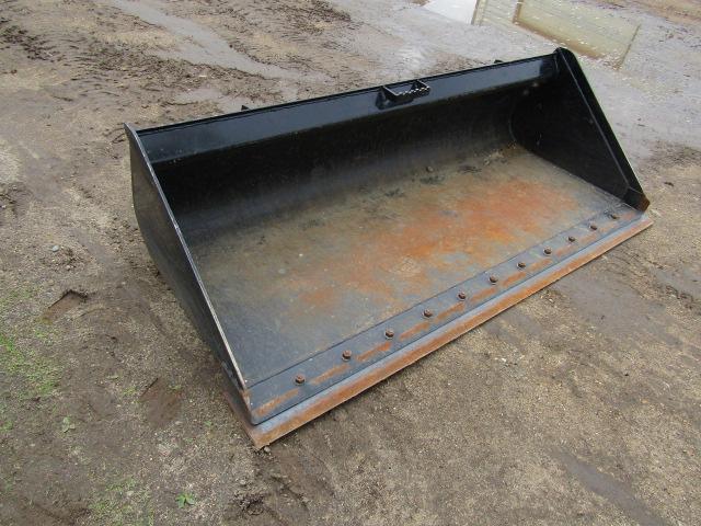 185. JOHN DEERE MODEL 6675 DIESEL SKID STEER LOADER, AUXILIARY HYD. OUTLETS