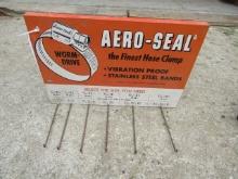 170. AERO SEAL HOSE CLAMP DISPLAY, 18 INCHES WIDE X 12 INCHES HIGH