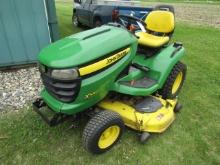 172. JOHN DEERE MODEL X 540 LAWN TRACTOR, LIQUID COOLED ENGINE, 54 INCH MOW