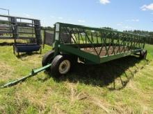 208. SI 20 FT. TRICYCLE FRONT BUNK FEEDER WAGON