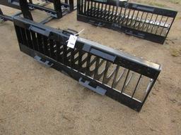 1006. 435-1204. UNUSED 71 INCH SKID LOADER SKELETON STYLE ROCK BUCKET, TAX