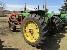 1349. 1970 JOHN DEERE MODEL 2520 GAS TRACTOR, DIFFERENTIAL LOCK, OPEN STATI