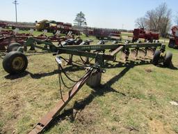 1372. John Deere Model 3600 8 Bottom Variable Width Auto Reset On-Land Pull