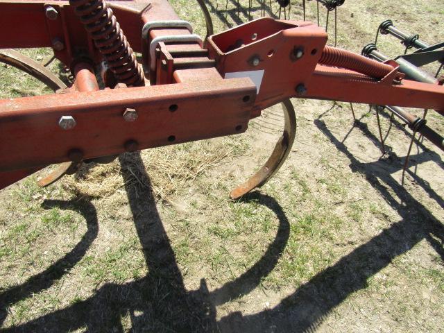 1374. IH Model 55 16 Shank Pull Type Chisel Plow with Morris 3 Bar Harrow