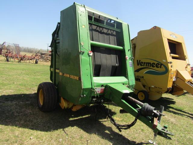 1390. John Deere Model 435 Twine Tie Round Baler, Monitor, SN# C00435X92160