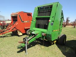 1390. John Deere Model 435 Twine Tie Round Baler, Monitor, SN# C00435X92160