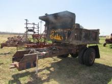 1375. Shop Built 7 FT. X 8 FT. Hydraulic Rock Trailer Made From - Gravel Tr