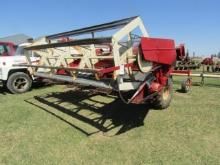 1395. IH Model 4000 Hydrostatic Windrower, 12 FT. Draper Head, Bat & Hume R