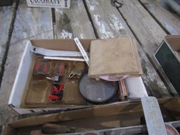 1666. 3 FLATS INC. SQUARE, ADJUSTABLE WRENCHES, STAPLE GUNS, FILES AND MORE