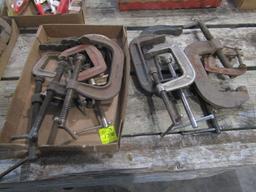 1700. SEVERAL C CLAMPS