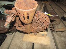 1719. HAND CORN SHELLER AND 2 HAND CORN PLANTERS