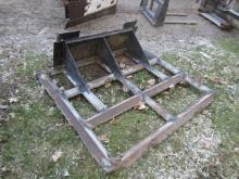 1469. SHOP BUILT SKID LOADER MOUNTED LAND LEVELER
