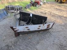 1471. SKID LOADER MOUNTED SHOP BUILT 7 FT. V BLADE