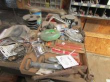 1485. GROUP OF DRAW PINS, CLEVISES AND MISC.
