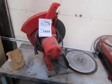 1505. MILWAUKEE 14 INCH CHOP SAW WITH DISCS