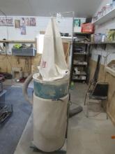 1527. GRIZZLY 1.5 H.P. DUST COLLECTION SYSTEM, USED WITH GRIZZLY PLANER