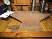 1593. APPROX. 50# ANVIL WITH SMALL ANVIL